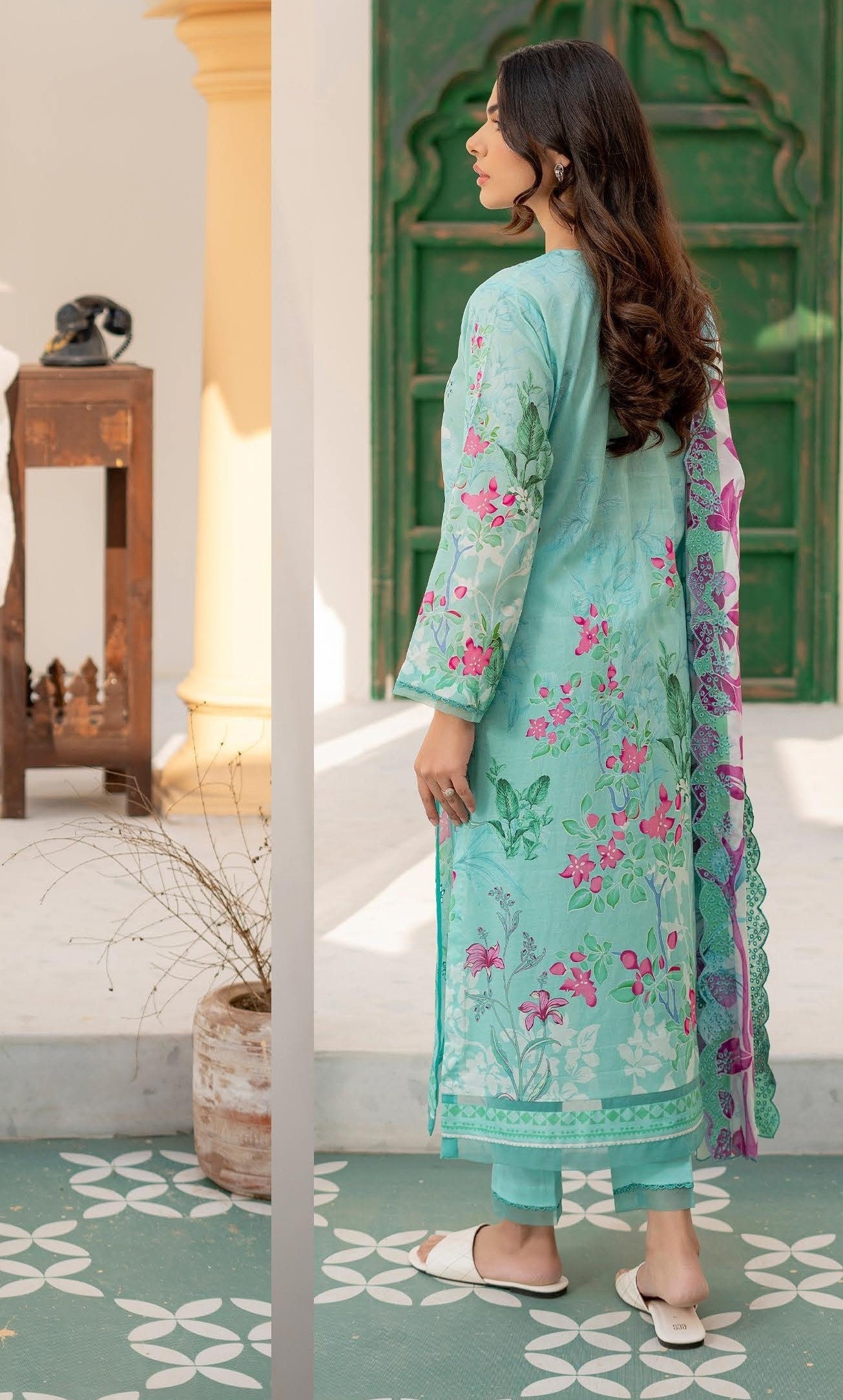 Gull Jee Premium Embroidered | Unstitched 3-piece Lawn