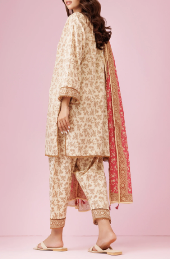 Orient Unstitched | 3 Piece | Printed Lawn
