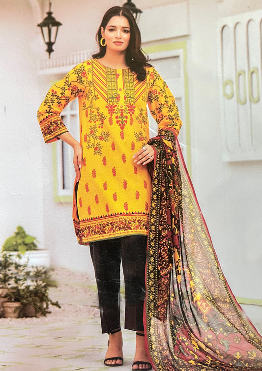 Edenrobe 2 Piece Un-stitched Lawn